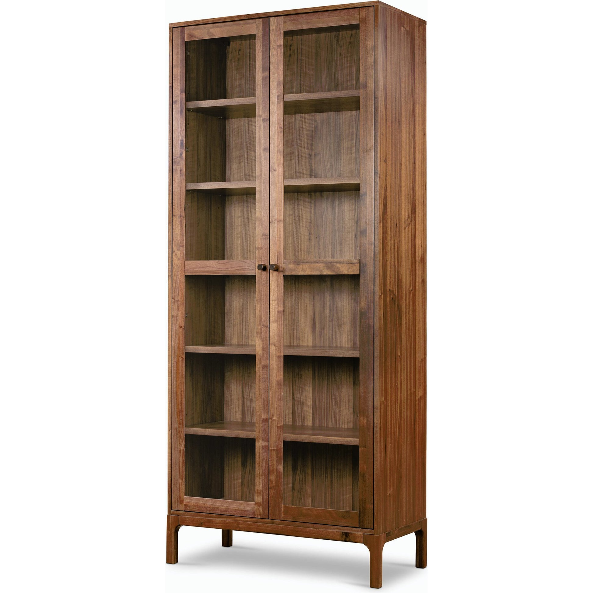 Arturo Cabinet by Four Hands in natural walnut. Made from walnut veneer, solid walnut in a modern style.