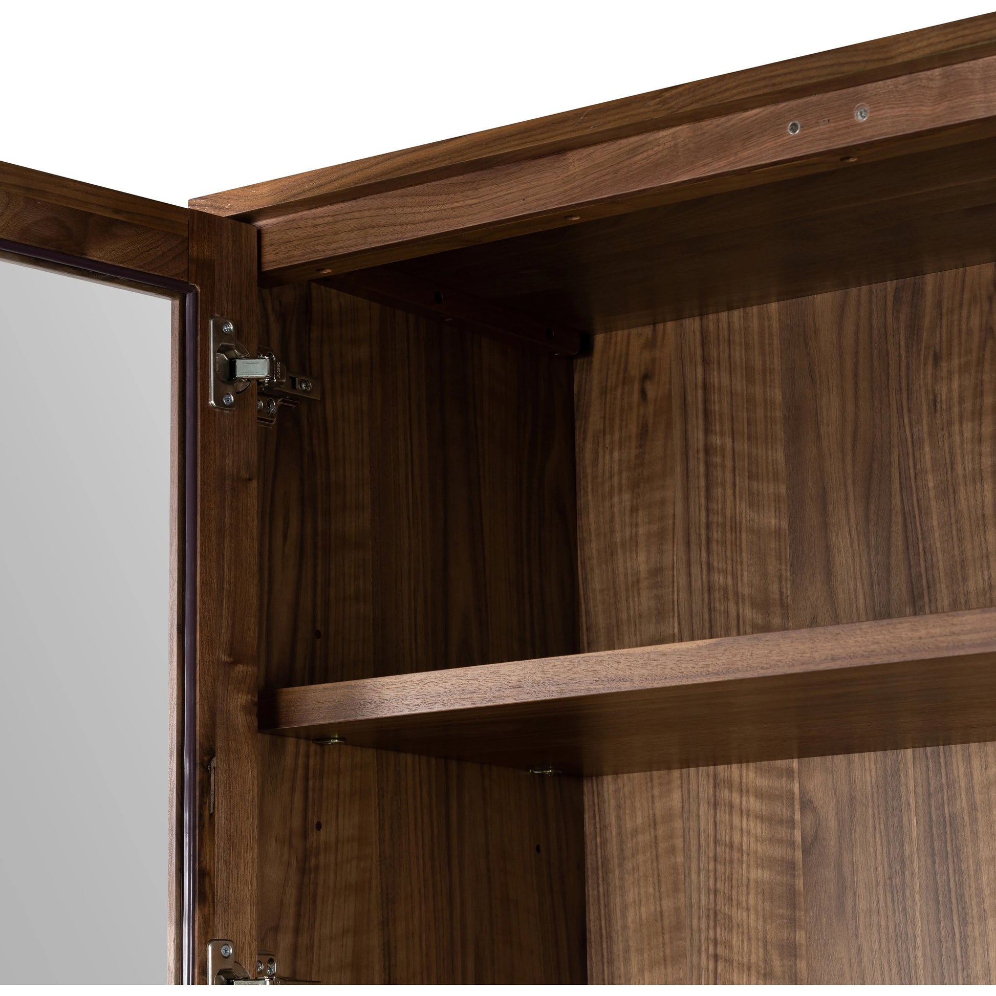 Arturo Cabinet by Four Hands in natural walnut. Made from walnut veneer, solid walnut in a modern style.