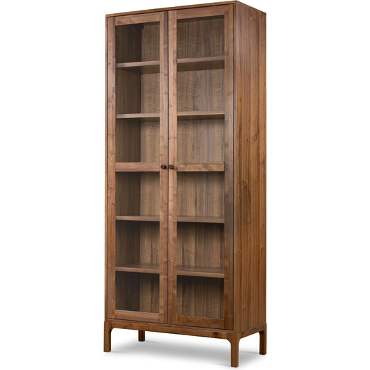 Arturo Cabinet by Four Hands in natural walnut. Made from walnut veneer, solid walnut in a modern style.