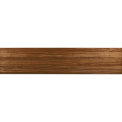 Arturo Media Console by Four Hands in natural walnut veneer. Made from walnut veneer in a modern style.