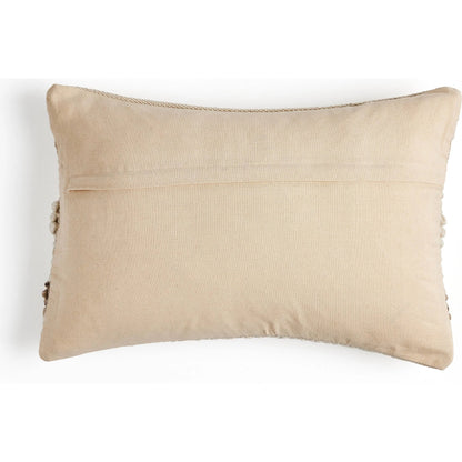 Textured Stripe Pillow by Four Hands in navy, natural, cream backing. Made from unique in a transitional style.