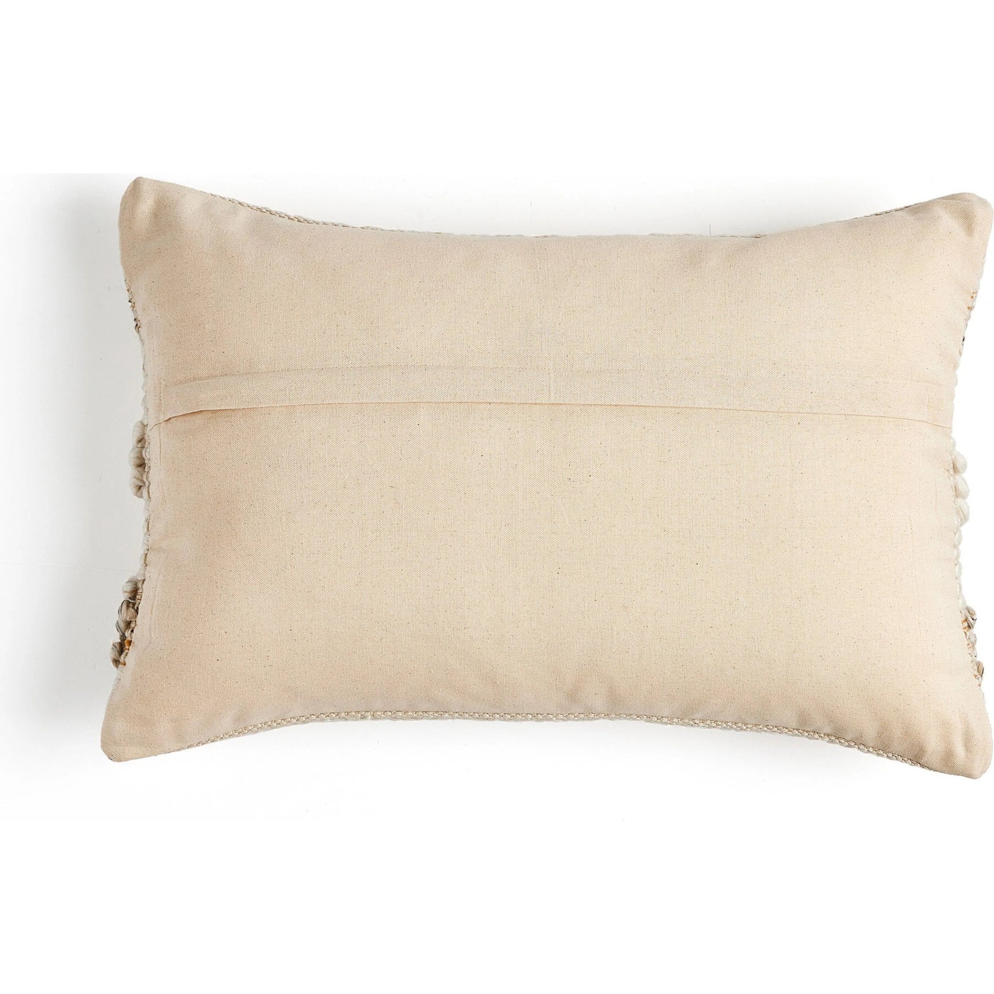 Textured Stripe Pillow by Four Hands in navy, natural, cream backing. Made from unique in a transitional style.
