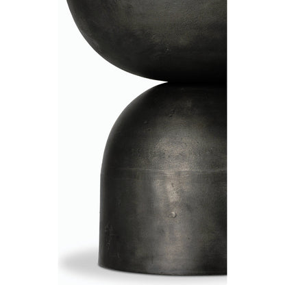 Corbett End Table by Four Hands. Made from solid marble, aluminum, engineered hardwood in a modern style.