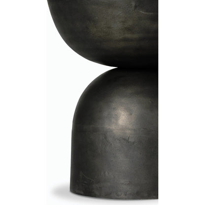 Corbett End Table by Four Hands. Made from solid marble, aluminum, engineered hardwood in a modern style.