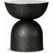 Corbett End Table by Four Hands. Made from solid marble, aluminum, engineered hardwood in a modern style.