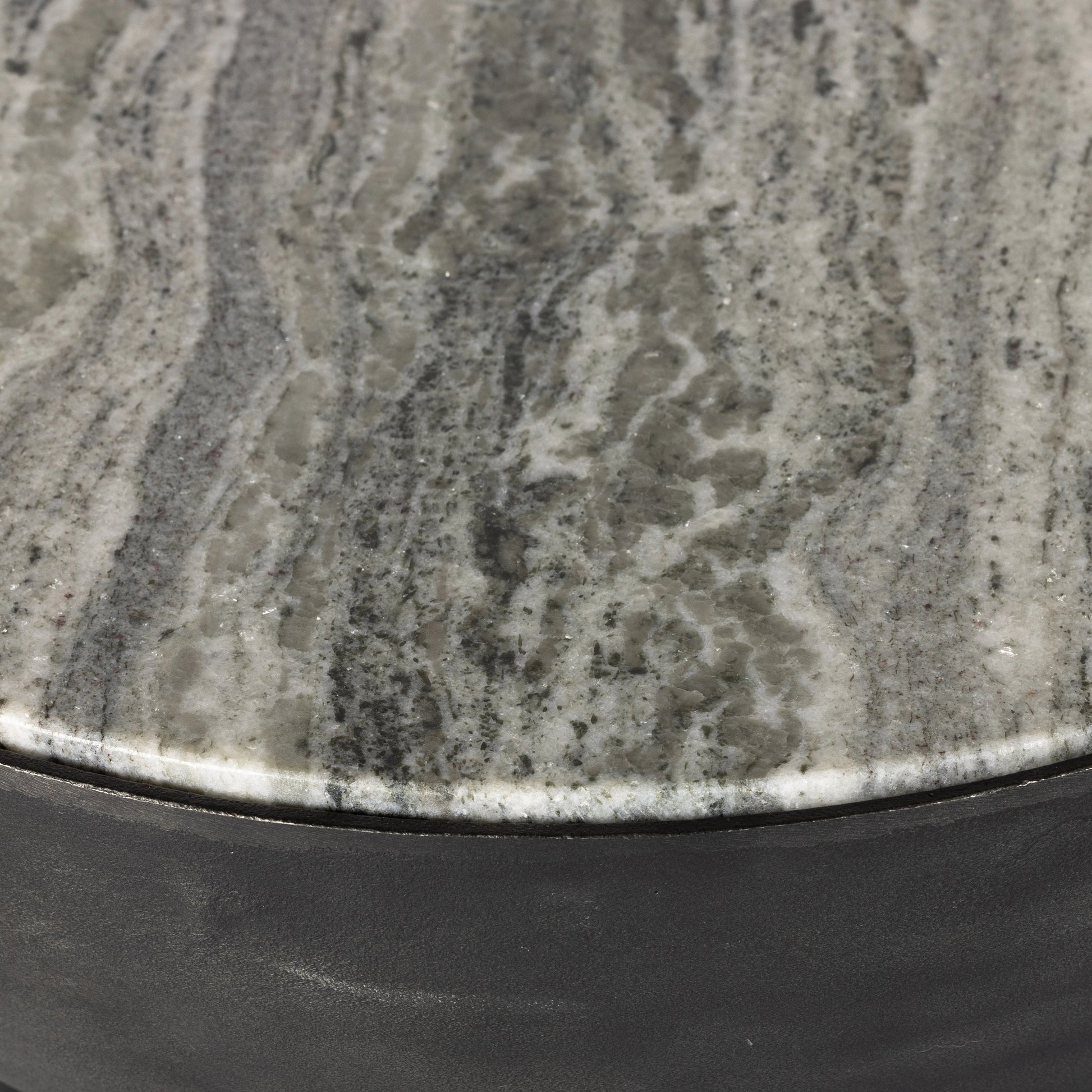 Corbett End Table by Four Hands. Made from solid marble, aluminum, engineered hardwood in a modern style.