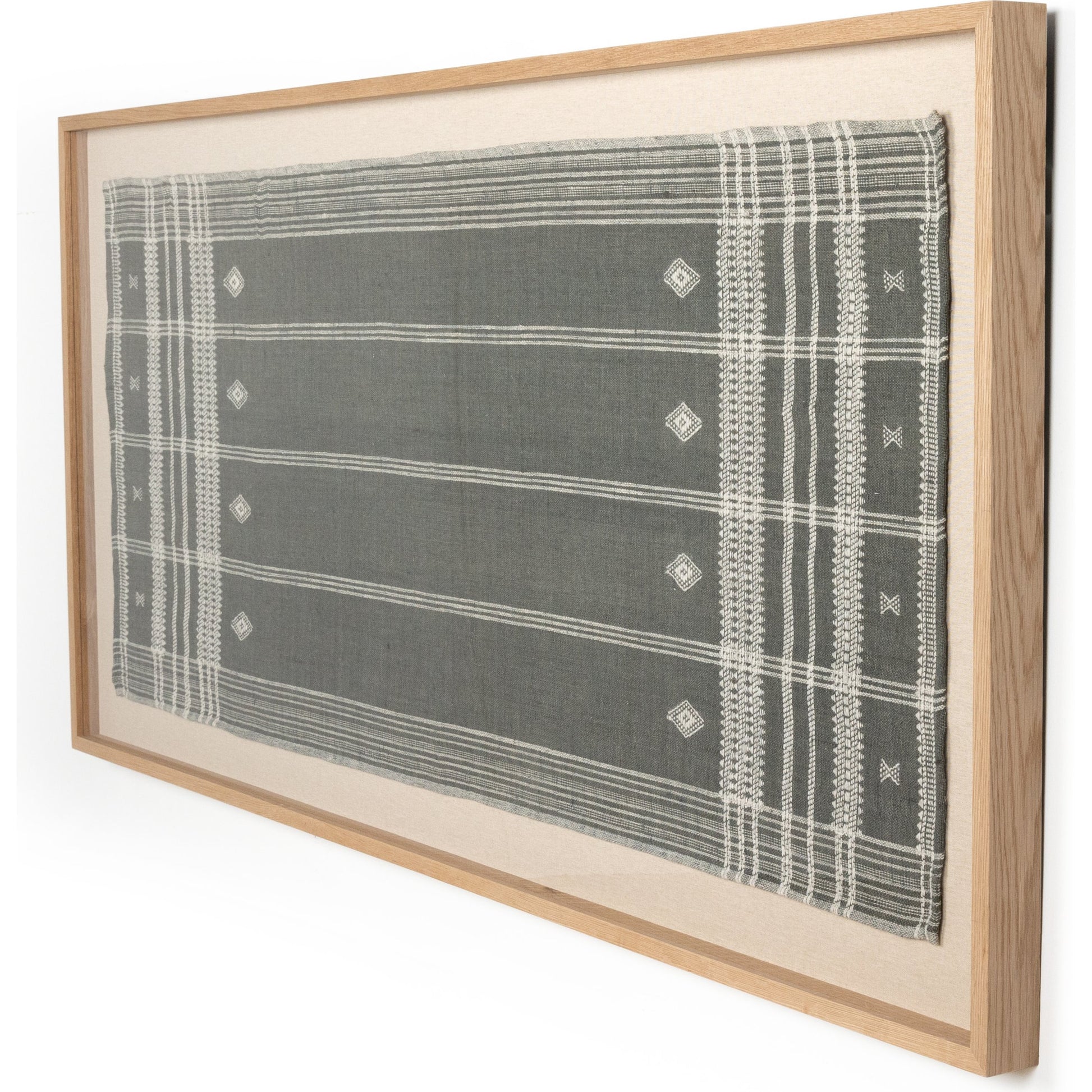 Bhujodi Textile by FH Art Studio by Four Hands. Made from 100% wool in a transitional style.