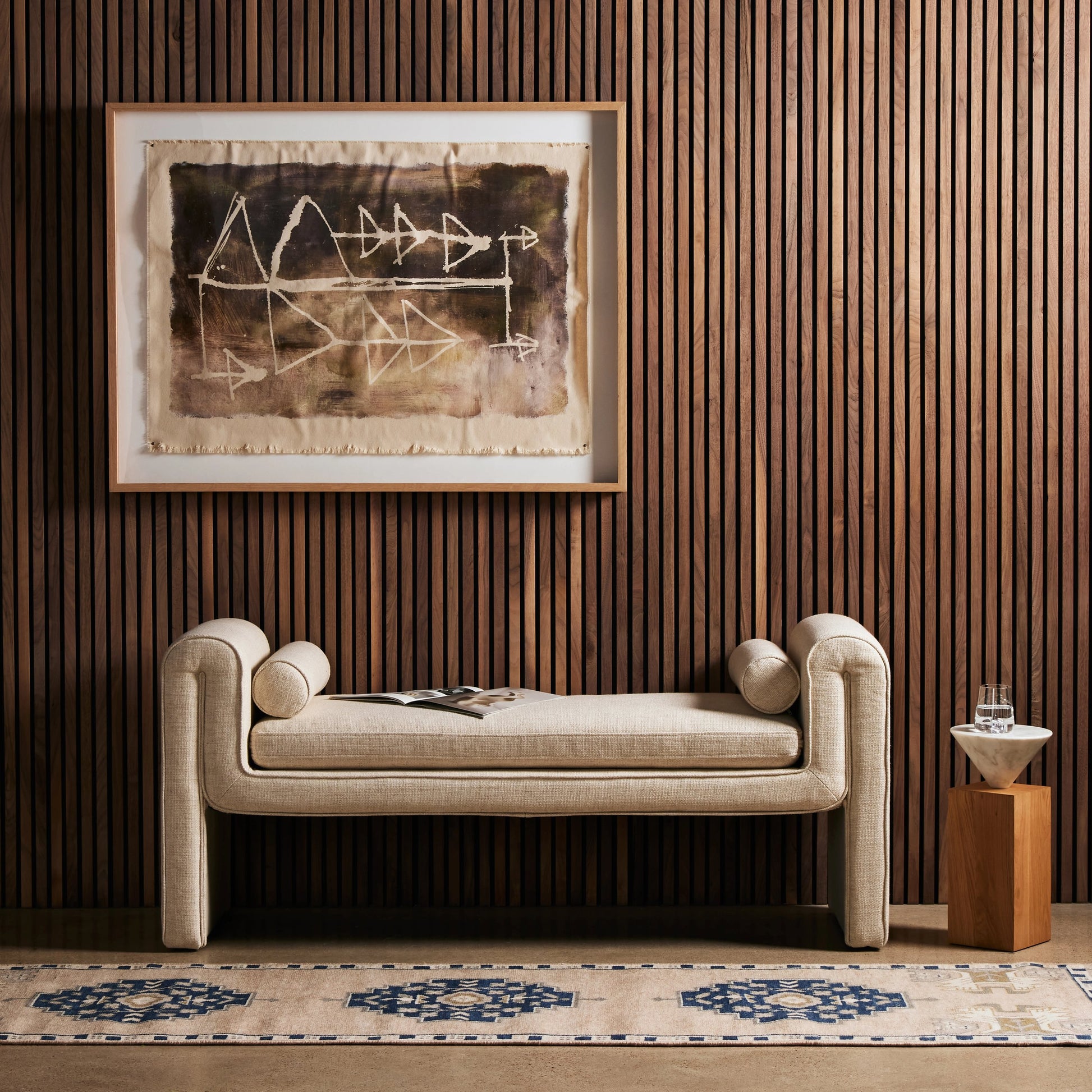 Mitchell Accent Bench by Four Hands. Made from unique in a modern style.
