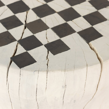 Chess Table by Four Hands. Made from solid mixed reclaimed wood, iron in a cottage & farmhouse style.