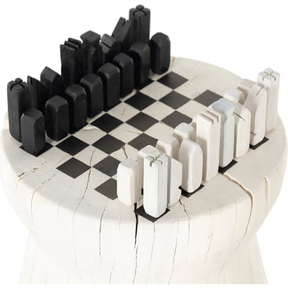 Chess Table by Four Hands. Made from solid mixed reclaimed wood, iron in a cottage & farmhouse style.