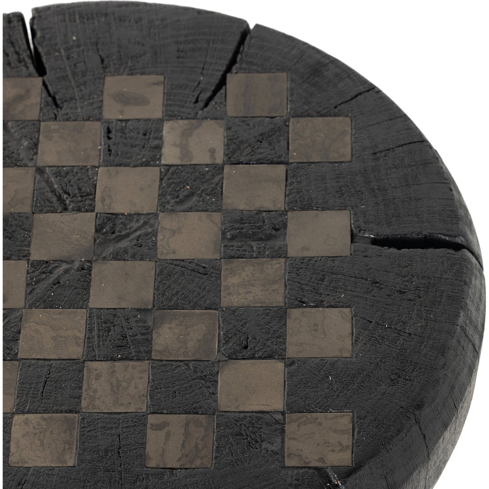 Chess Table by Four Hands. Made from solid mixed reclaimed wood, iron in a cottage & farmhouse style.