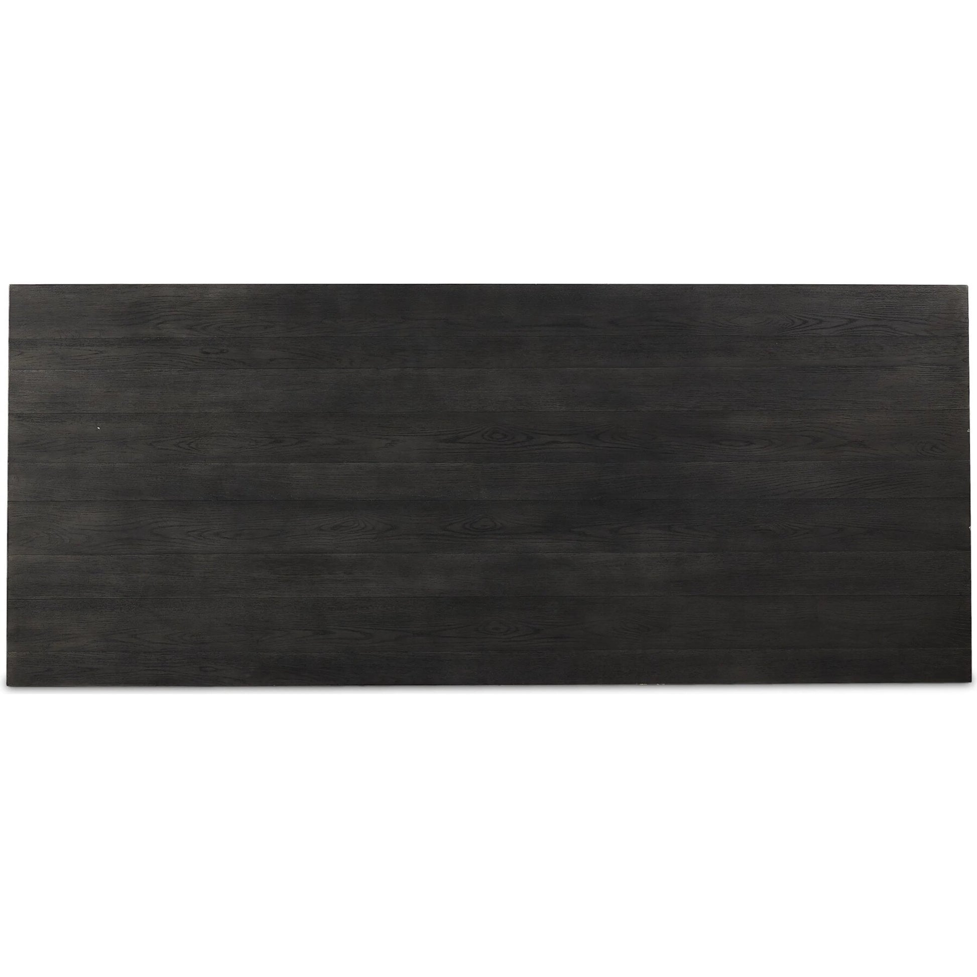 Munich Dining Table by Four Hands in ebony oak veneer, ebony oak thin veneer, ebony parawood. Made from thick oak veneer, solid parawood in a unique style.