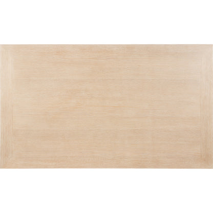 Thomas Coffee Table by Four Hands in bleached oak. Made from solid oak, oak veneer in a modern style.
