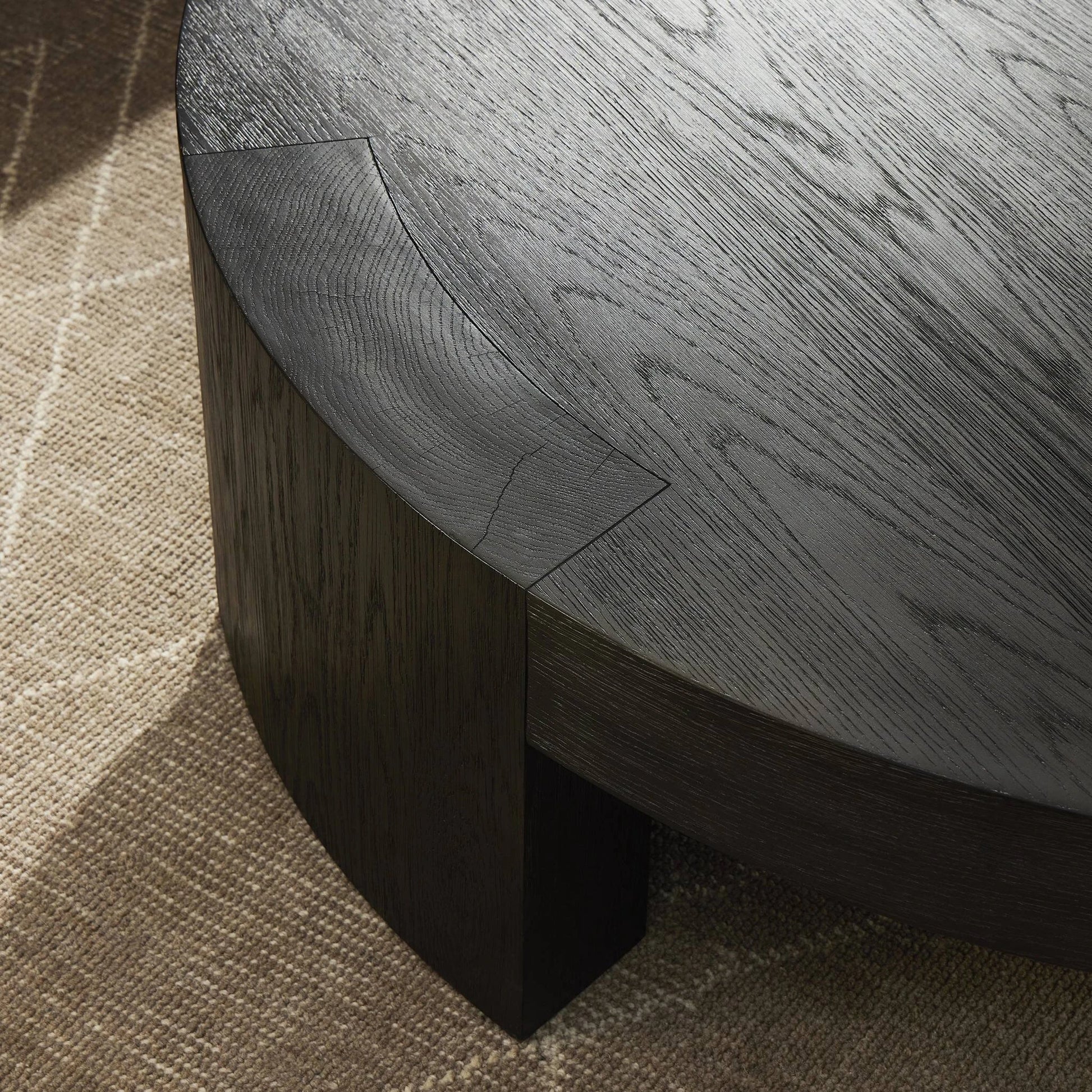 Sheffield Coffee Table by Four Hands. Made from oak veneer in a modern style.