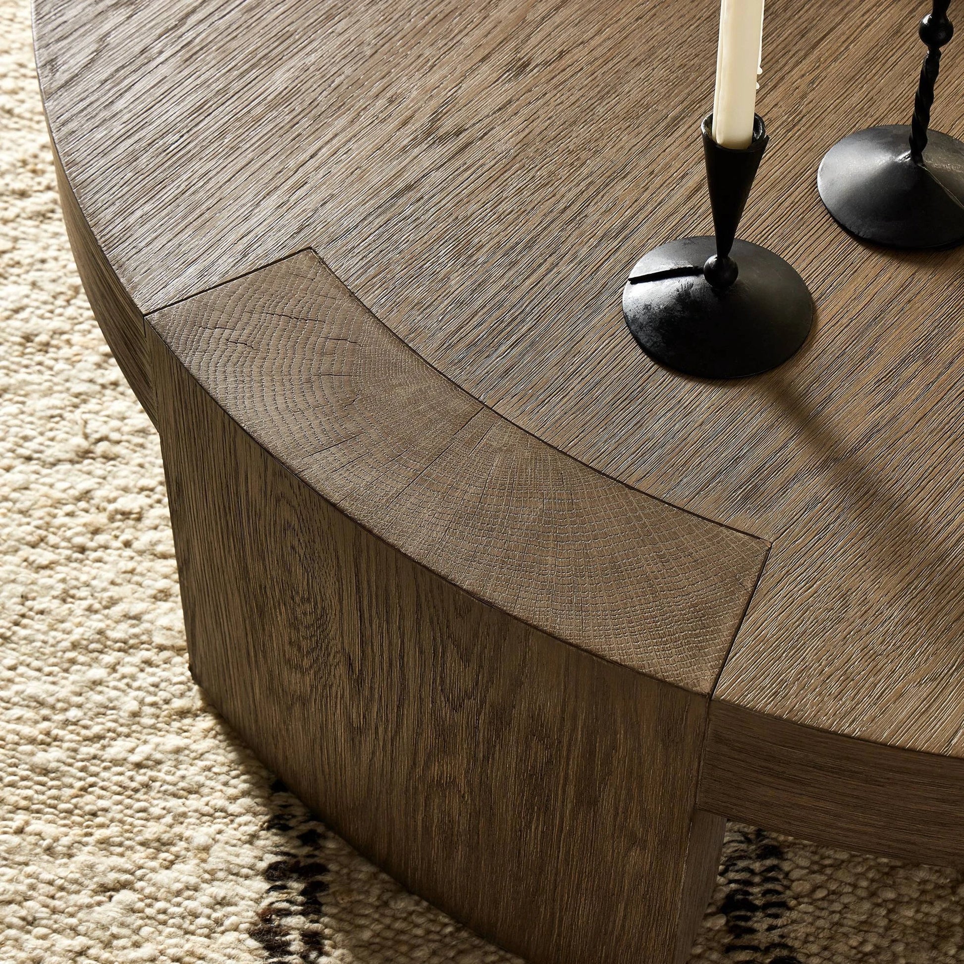 Sheffield Coffee Table by Four Hands. Made from oak veneer in a modern style.