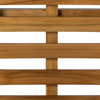 Merit Outdoor Dining Chair by Four Hands in faux rattan, natural teak. Made from solid fsc®-certified teak, 100% polyethylene in a transitional style.