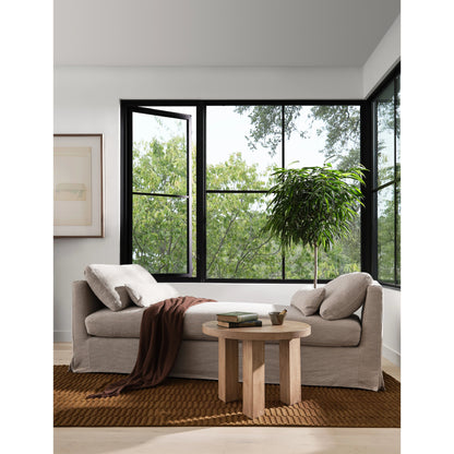 Mesa End Table by Four Hands. Made from solid parawood in a modern style.