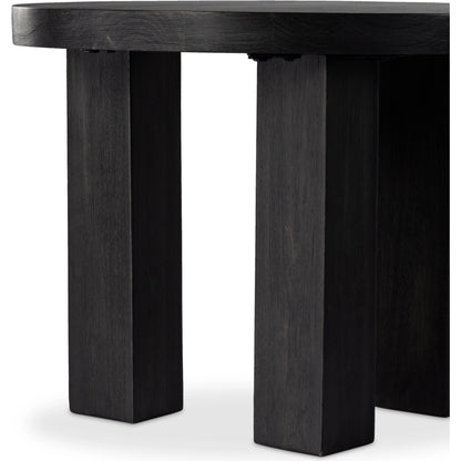 Mesa End Table by Four Hands. Made from solid parawood in a modern style.
