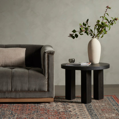 Mesa End Table by Four Hands. Made from solid parawood in a modern style.