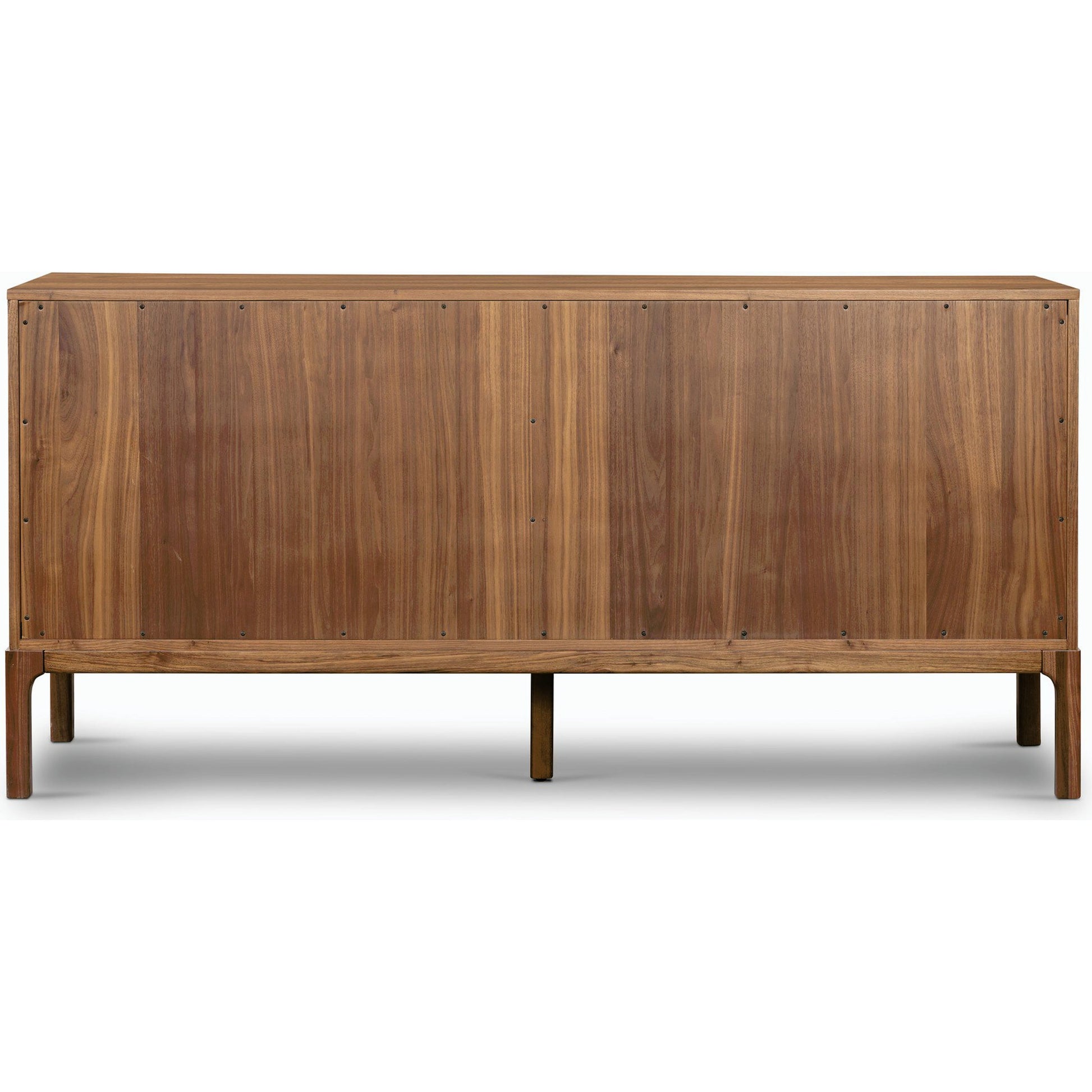 Arturo 6 Drawer Dresser by Four Hands in natural walnut. Made from walnut veneer, solid walnut in a modern style.