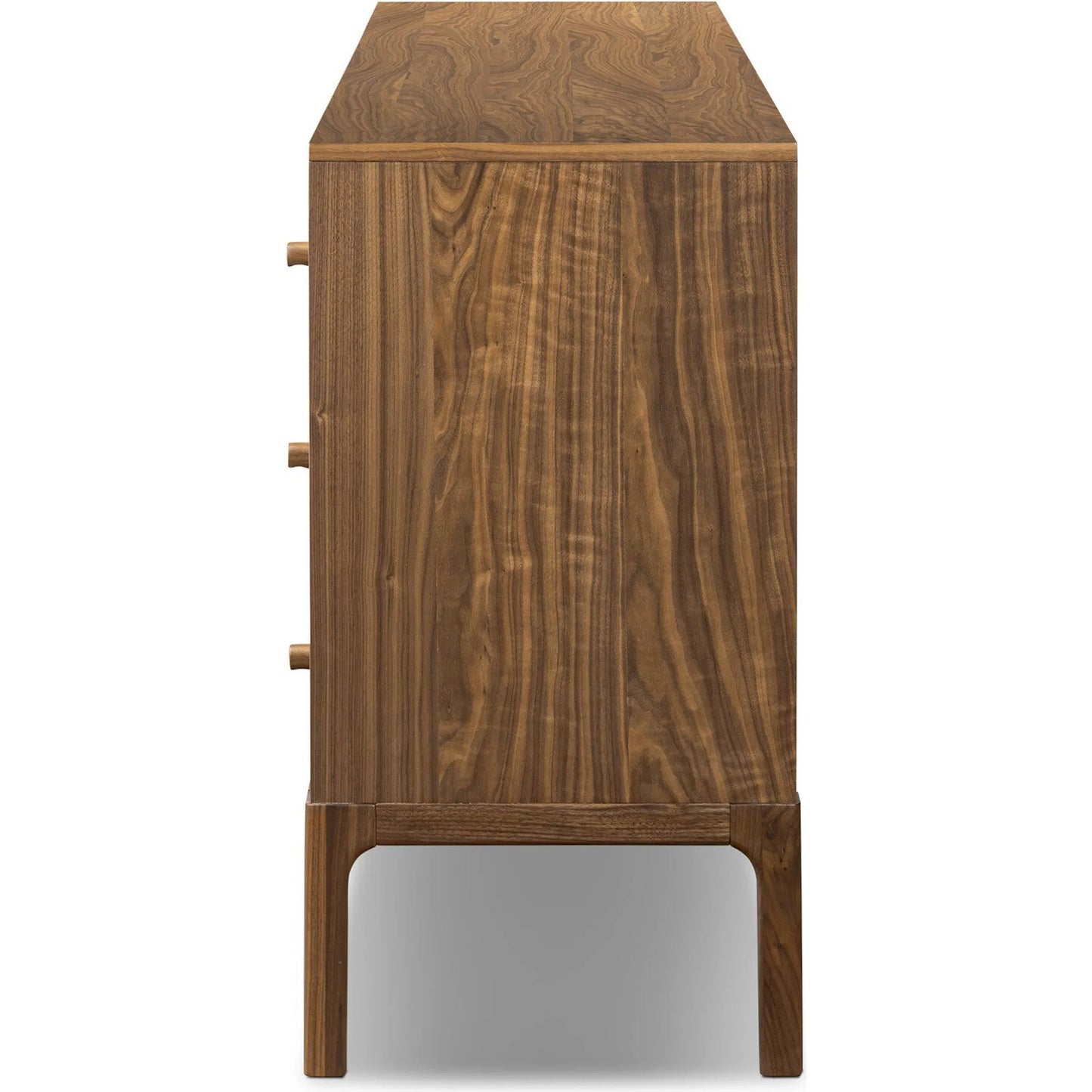 002 SI-2519077 | Additional Silo | Arturo 9 Drawer Dresser by Four Hands in natural walnut veneer. Made from walnut veneer, solid walnut in a unique style.