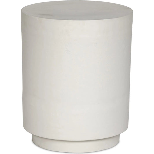 Javi Outdoor End Table by Four Hands. Made from aluminum in a modern style.
