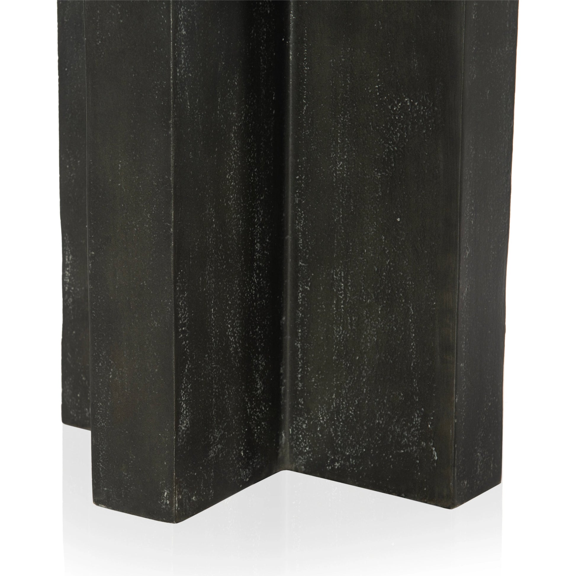 Terrell Outdoor End Table by Four Hands. Made from aluminum, engineered hardwood in a modern style.