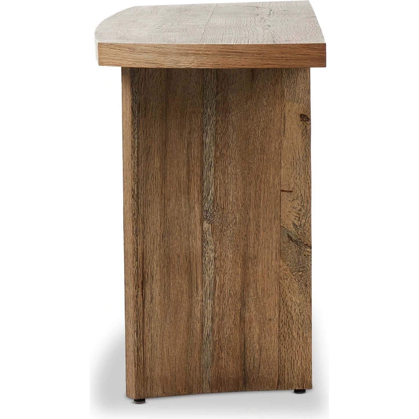 003 SI-2137238 | Additional Silo | Brinton Console Table by Four Hands in rustic oak. Made from thick oak veneer, engineered hardwood in a modern style.