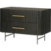Fletcher Large Nightstand by Four Hands. Made from bluestone, solid oak, iron in a modern style.