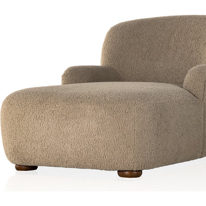 Kadon Chaise Lounge by Four Hands. Made from 100% polyester, solid parawood, 100% polypropylene in a modern style.