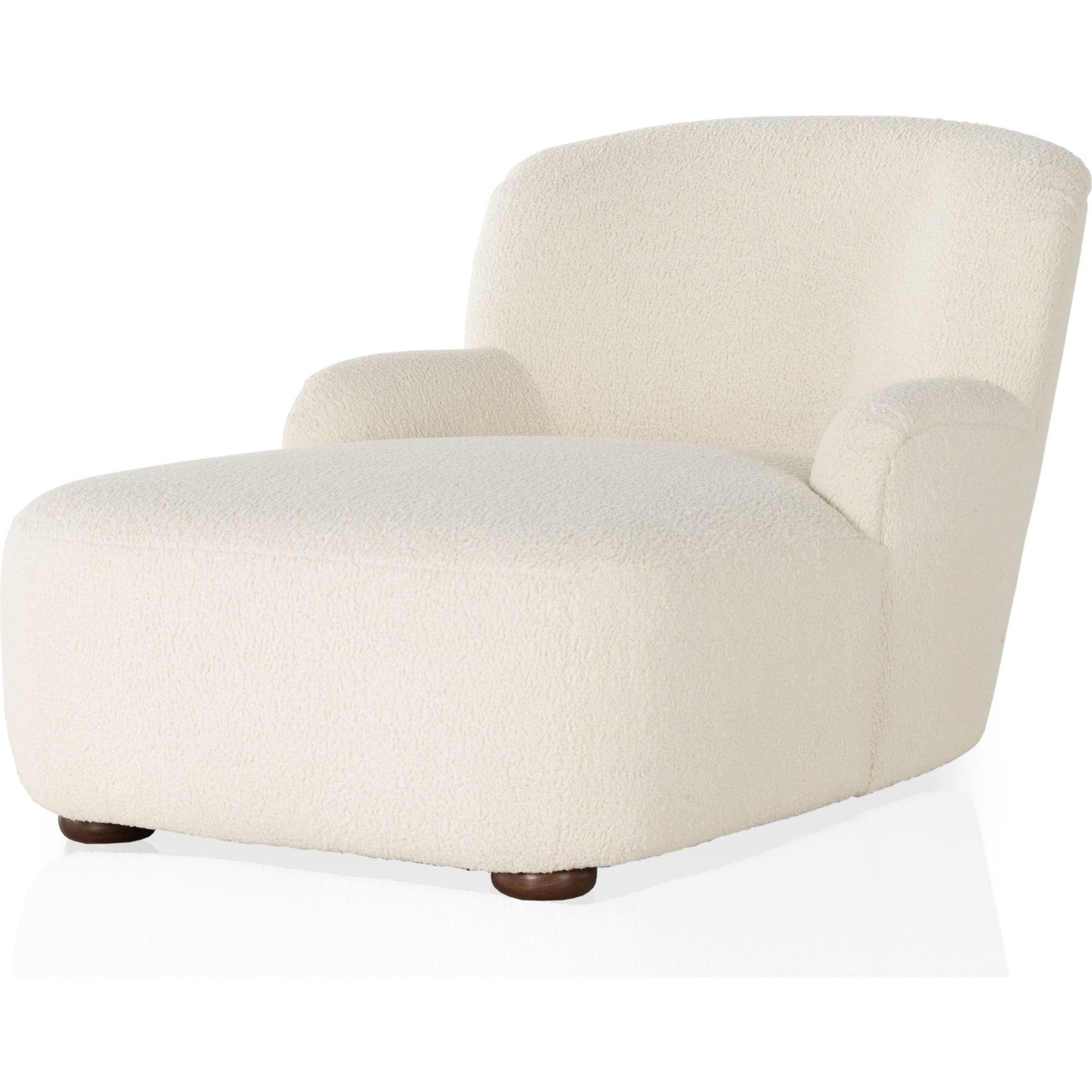 Kadon Chaise Lounge by Four Hands. Made from 100% polyester, solid parawood, 100% polypropylene in a modern style.