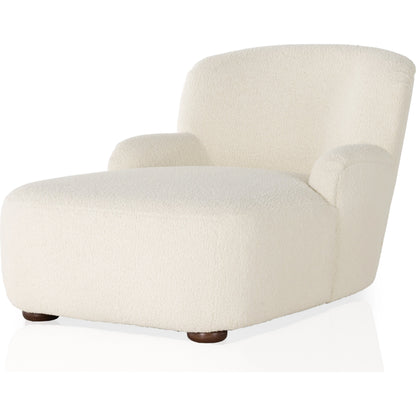 Kadon Chaise Lounge by Four Hands. Made from 100% polyester, solid parawood, 100% polypropylene in a modern style.