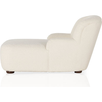 Kadon Chaise Lounge by Four Hands. Made from 100% polyester, solid parawood, 100% polypropylene in a modern style.