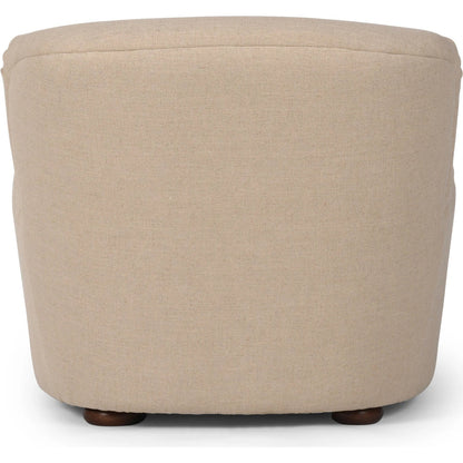 Kadon Chaise Lounge by Four Hands. Made from 100% polyester, solid parawood, 100% polypropylene in a modern style.