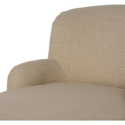 Kadon Chaise Lounge by Four Hands. Made from 100% polyester, solid parawood, 100% polypropylene in a modern style.