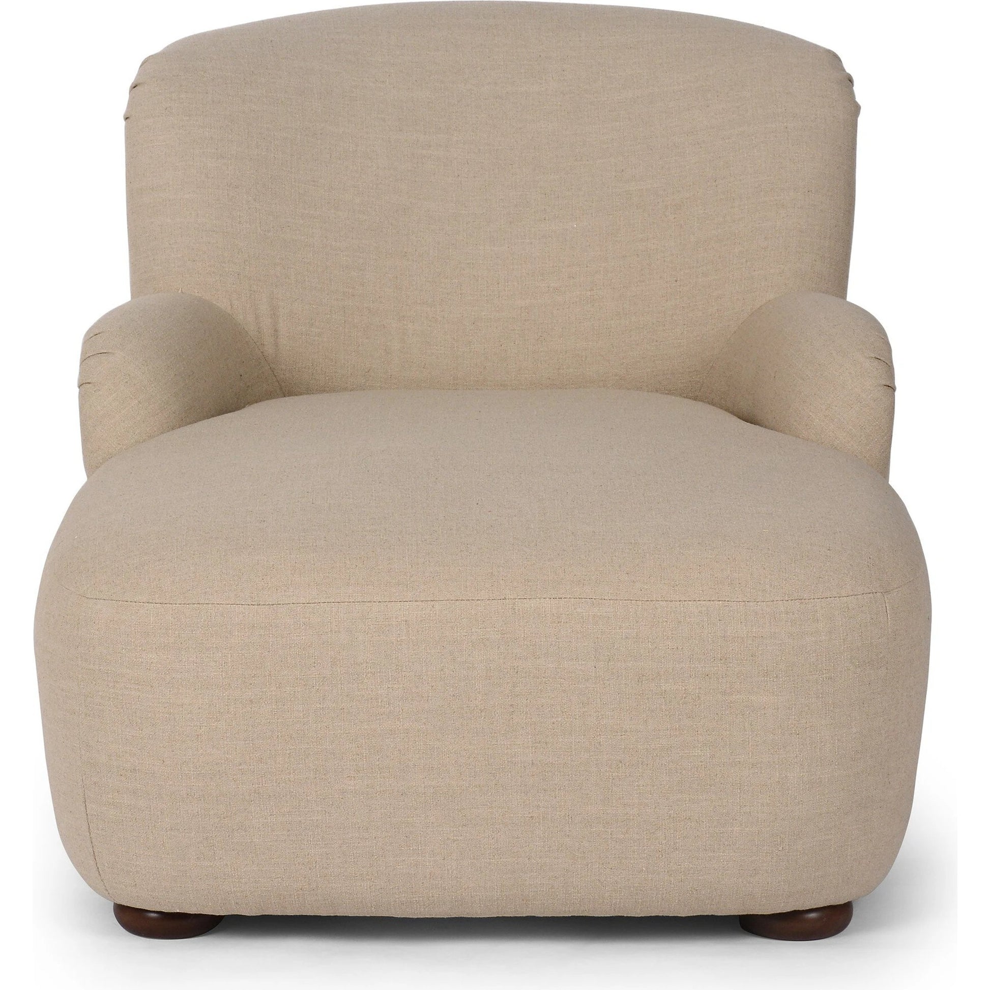 Kadon Chaise Lounge by Four Hands. Made from 100% polyester, solid parawood, 100% polypropylene in a modern style.