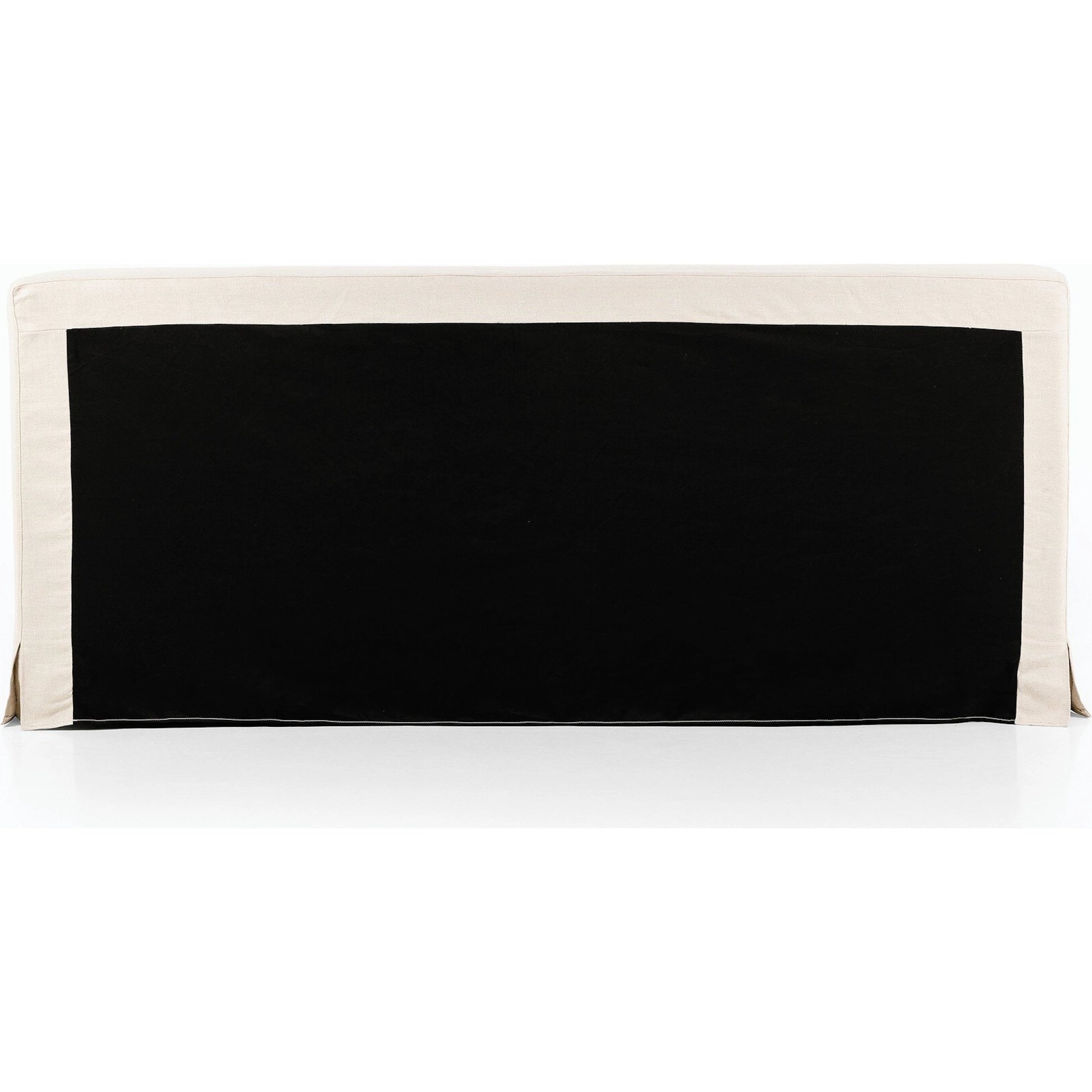 Aidan Slipcover Bed by Four Hands in brussels pine. Made from 100% flax, linen, iron, 100% polyester in a modern style.