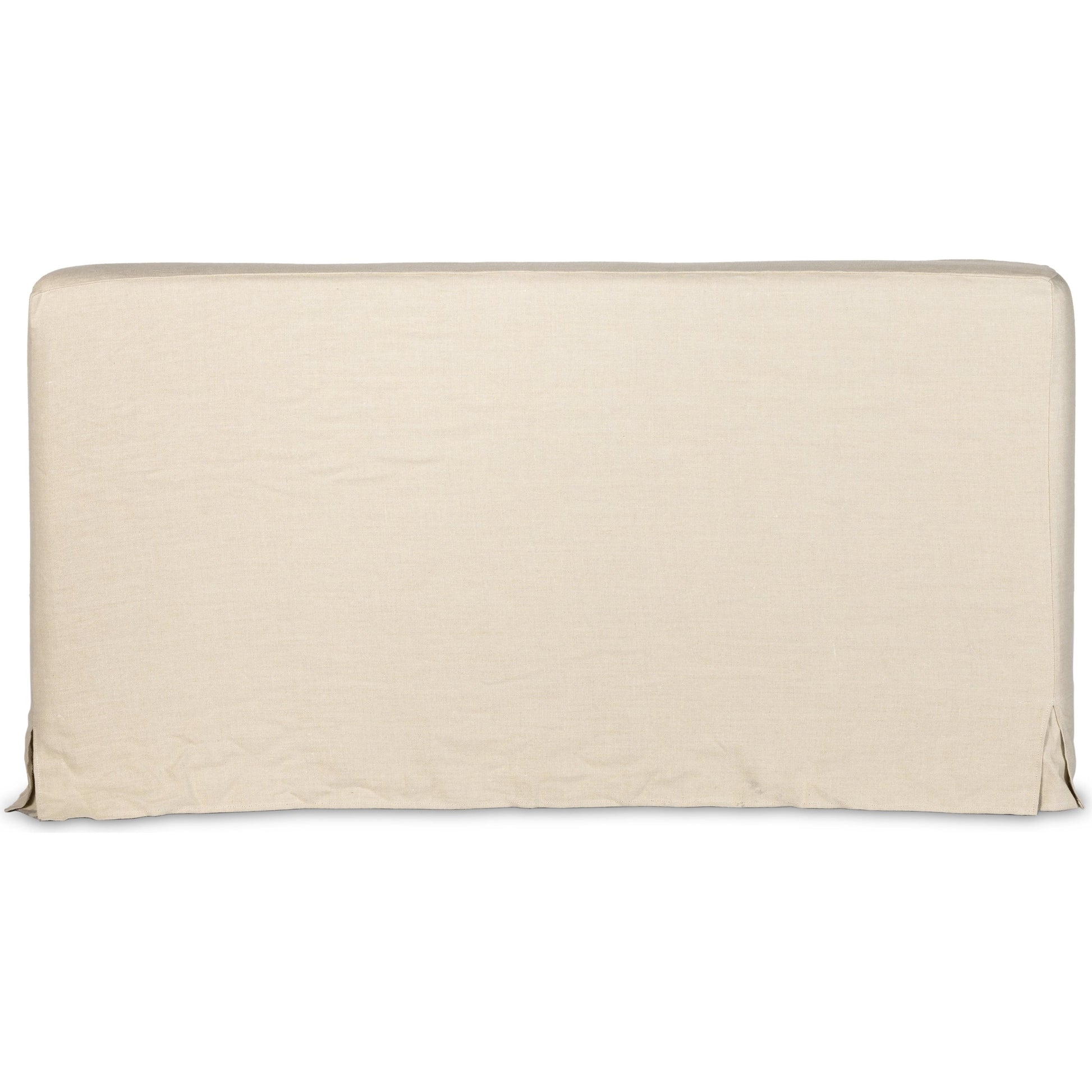 Aidan Slipcover Bed by Four Hands in brussels pine. Made from 100% flax, linen, iron, 100% polyester in a modern style.