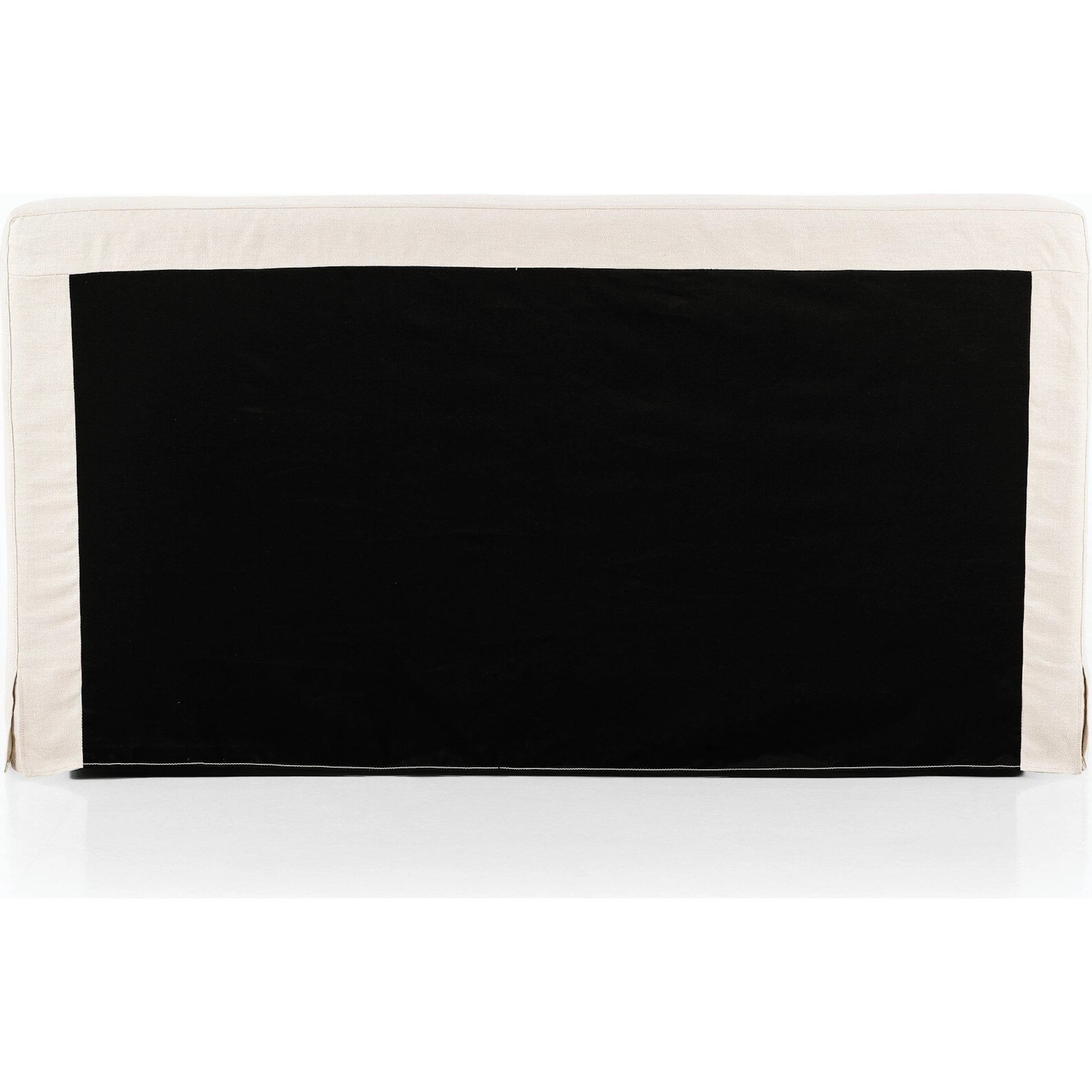 Aidan Slipcover Bed by Four Hands in brussels pine. Made from 100% flax, linen, iron, 100% polyester in a modern style.