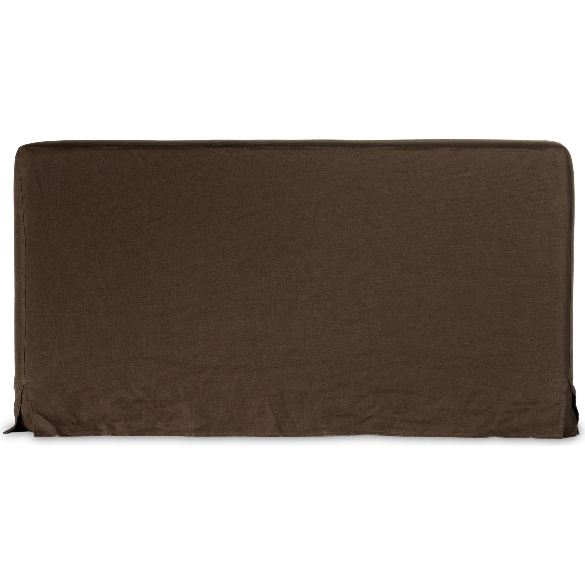 Aidan Slipcover Bed by Four Hands in brussels pine. Made from 100% flax, linen, iron, 100% polyester in a modern style.