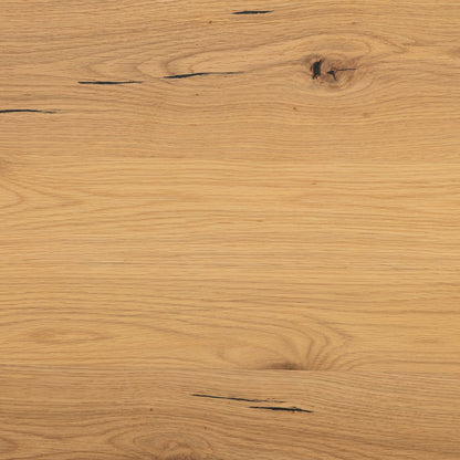 Eaton Large Nightstand by Four Hands. Made from thick oak veneer, iron in a modern style.