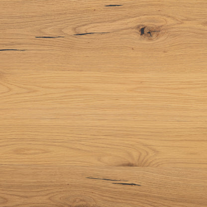 Eaton Large Nightstand by Four Hands. Made from thick oak veneer, iron in a modern style.