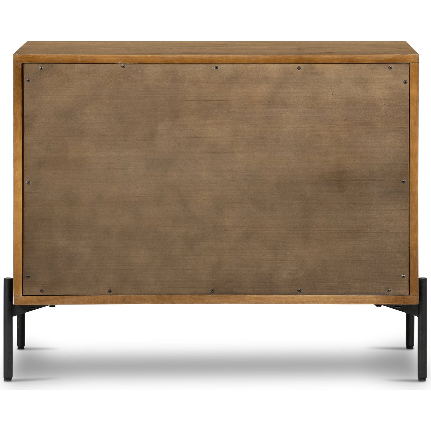 009 SI-1977272 | Additional Silo | Eaton Large Nightstand by Four Hands. Made from thick oak veneer, iron in a modern style.