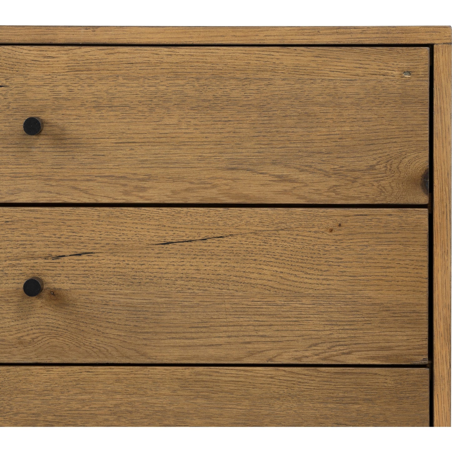 002 SI-1977272 | Additional Silo | Eaton Large Nightstand by Four Hands. Made from thick oak veneer, iron in a modern style.