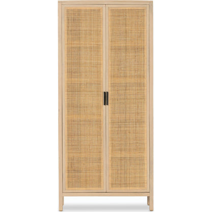 Caprice Tall Cabinet by Four Hands. Made from cane, solid mango in a modern style.