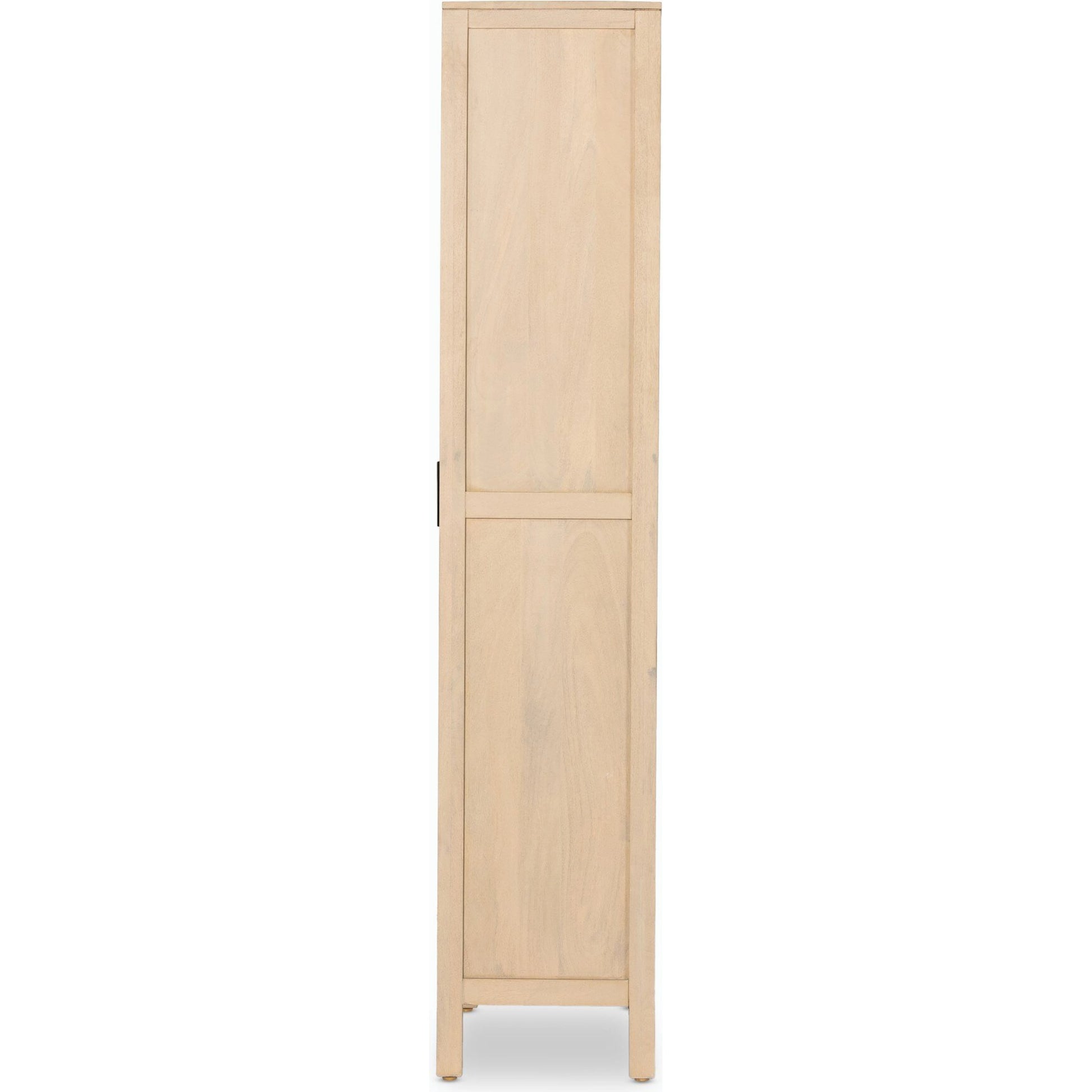 Caprice Tall Cabinet by Four Hands. Made from cane, solid mango in a modern style.