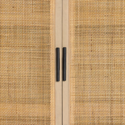 Caprice Tall Cabinet by Four Hands. Made from cane, solid mango in a modern style.