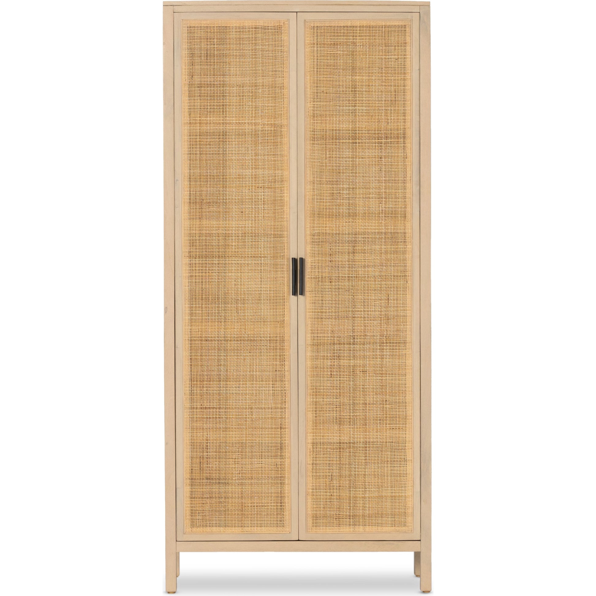 Caprice Tall Cabinet by Four Hands. Made from cane, solid mango in a modern style.