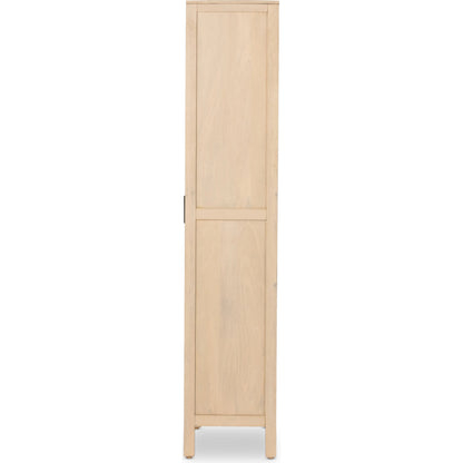 Caprice Tall Cabinet by Four Hands. Made from cane, solid mango in a modern style.