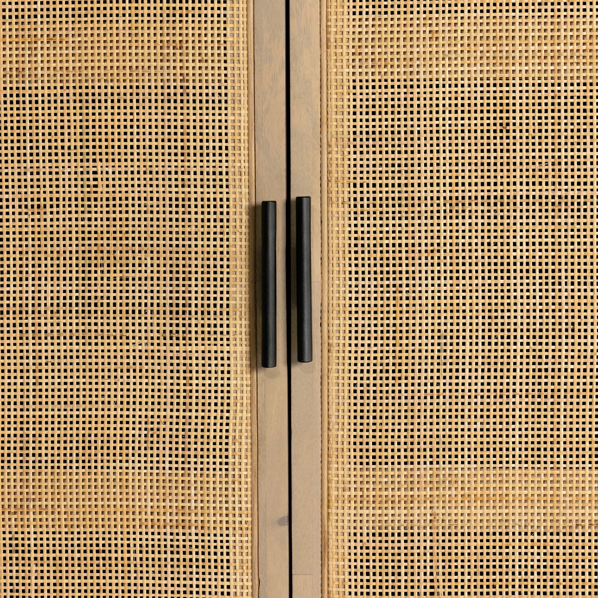 Caprice Tall Cabinet by Four Hands. Made from cane, solid mango in a modern style.